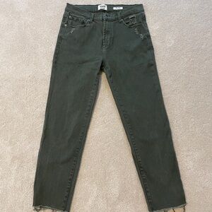 Kensie “the slim” Jeans- army green